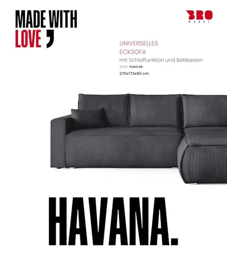 BROMARKT Ecksofa UC 3