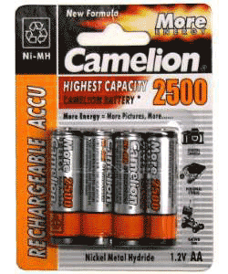 Camelion NiMH R06 Mignon AA 2500 mAh (AA)