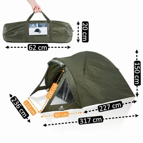 CampFeuer Karpfenzelt Flash 4