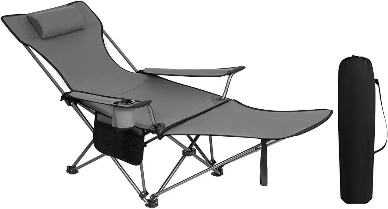Campingstuhl Grau