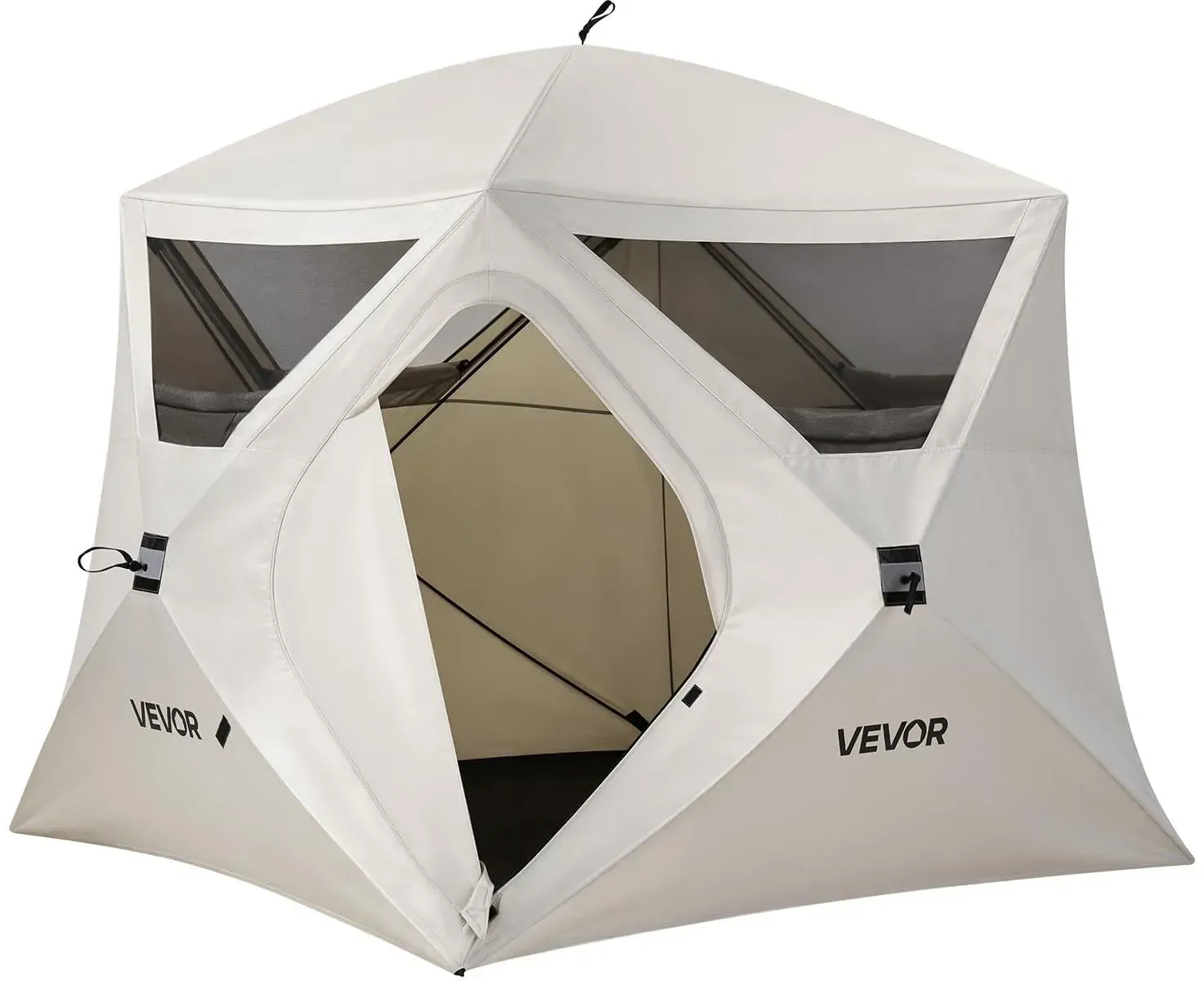 Campingzelt 4-Personen Grau