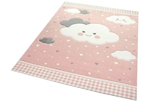 CARPETIA Kinderteppich Wolken 2