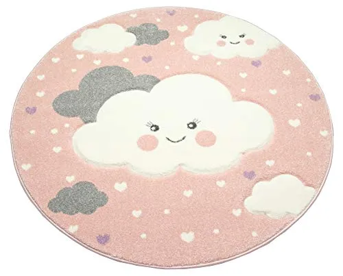 CARPETIA Kinderteppich Wolken 3