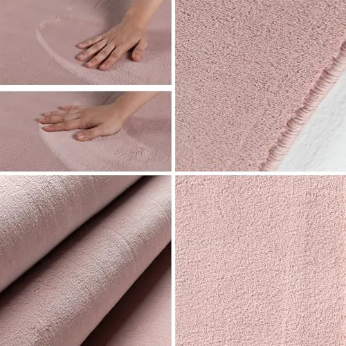 Carpetsale24 Kurzflor Teppich Rund 2