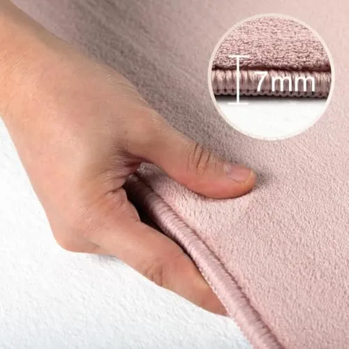 Carpetsale24 Kurzflor Teppich Rund 4