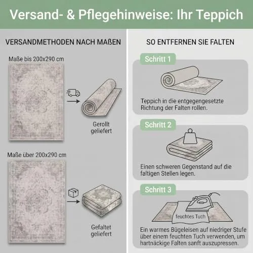 Carpetsale24 Waschbarer Teppich 6