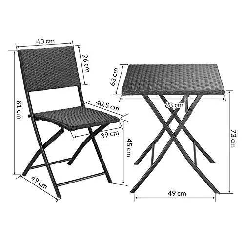 Casaria Balkonmöbel 3