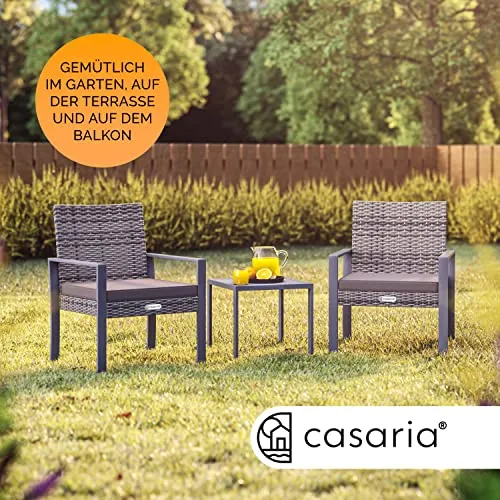 CASARIA Balkonmöbel Set 3