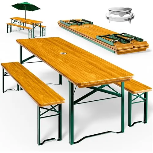 Casaria Bierzeltgarnitur 170cm