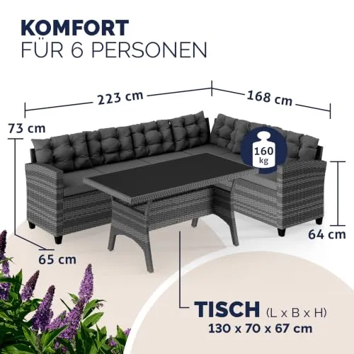 Casaria Ecklounge Set 3