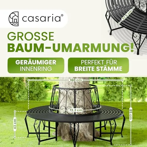 CASARIA Gartenbank 360° 6