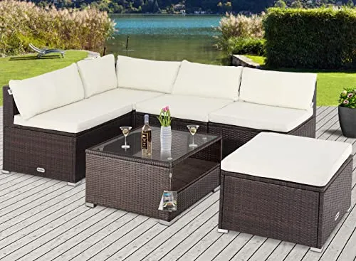 Casaria Gartenmöbel Lounge Set 2