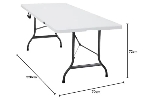 Casaria Gartentisch 220x70cm 2