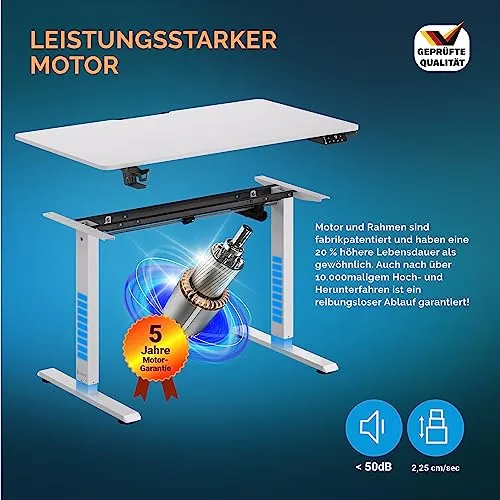 CASARIA Höhenverstellbarer Schreibtisch UC 3