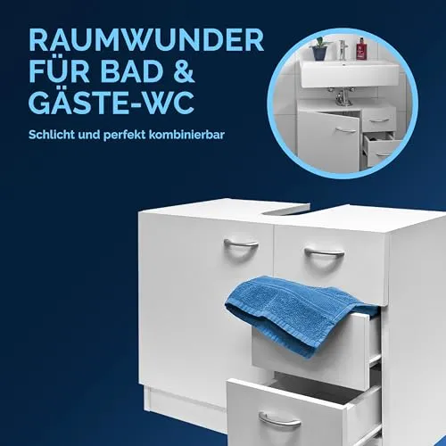 Casaria Waschbeckenunterschrank 4