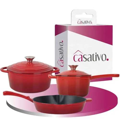 Casativo Gusseisen Topfset 6