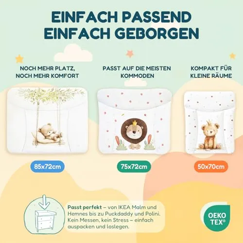Ceba Baby Wickelauflage Schläfriger Bär 2