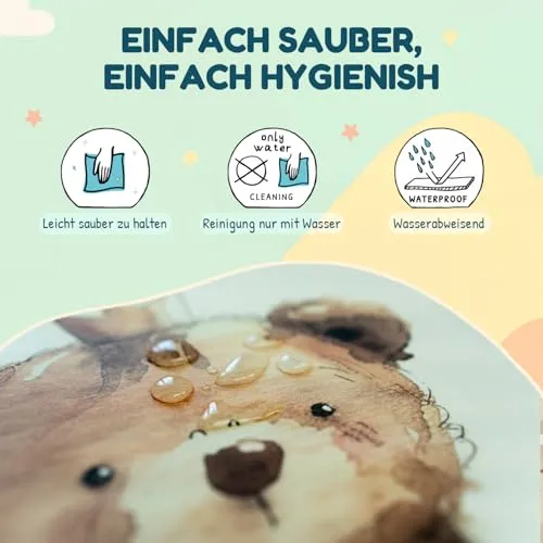 Ceba Baby Wickelauflage Schläfriger Bär 3