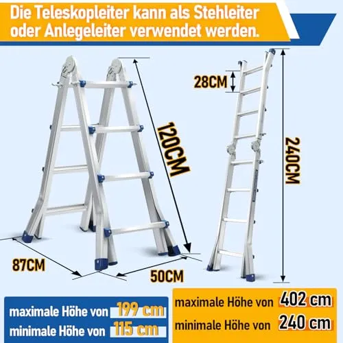 Cecaylie Teleskopleiter 5