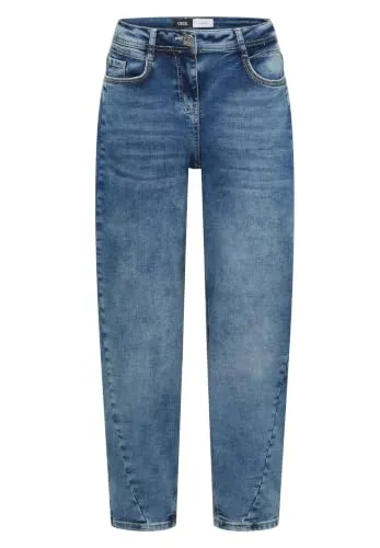 Cecil High Waist Barrel Leg Jeans