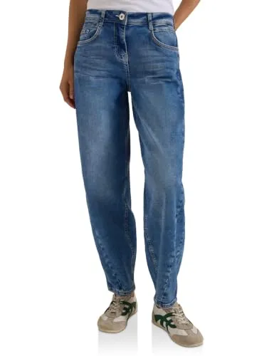 Cecil High Waist Barrel Leg Jeans UC 3
