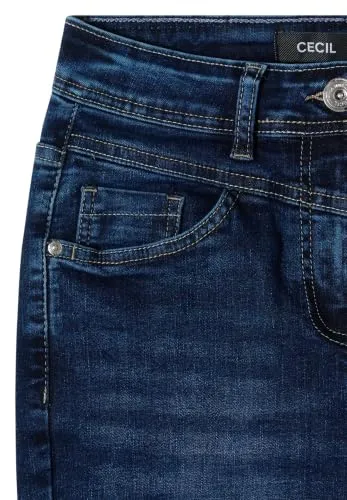 Cecil High Waist Slim Leg Jeans 4