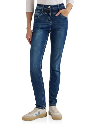 Cecil High Waist Slim Leg Jeans 3