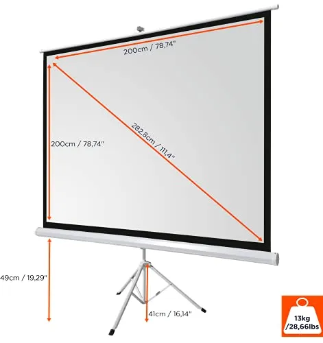 celexon Basic Stativ-Leinwand 110 3