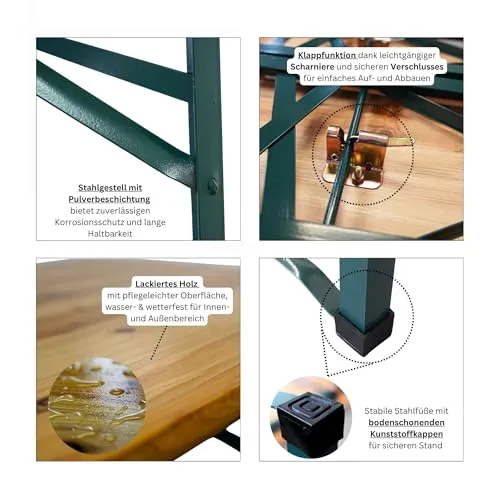 CHEFGASTRO Bierzeltgarnitur 5