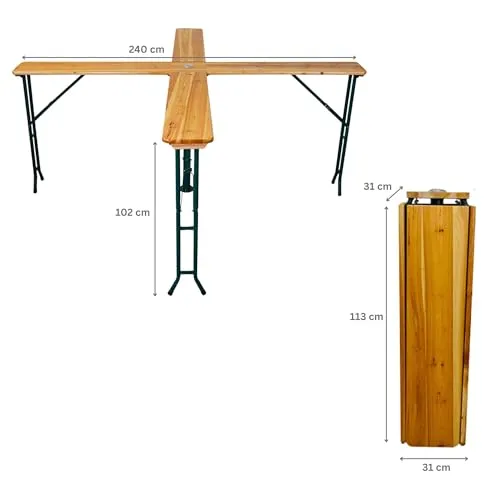 CHEFGASTRO Bierzelttisch XXL 2