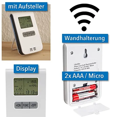 ChiliTec Thermostat Funk Set 2