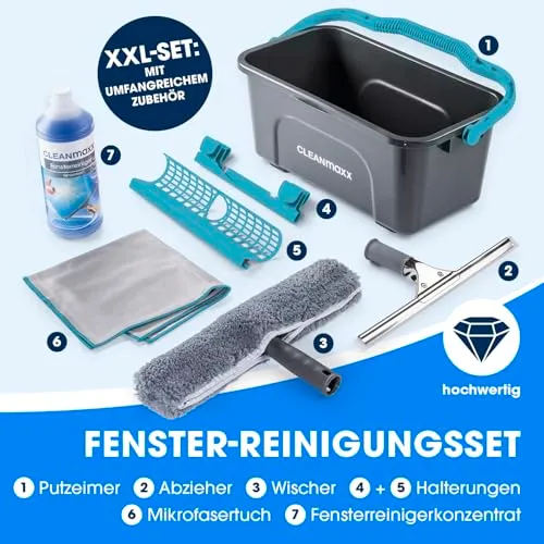 CLEANmaxx Fensterreiniger Set Professional 2
