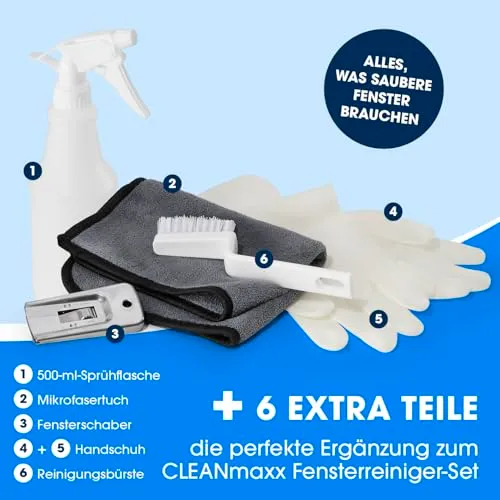 CLEANmaxx Fensterreiniger Set Professional 3
