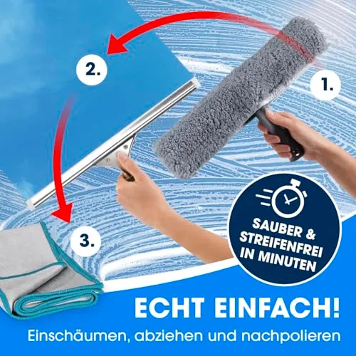 CLEANmaxx Fensterreiniger Set Professional 4