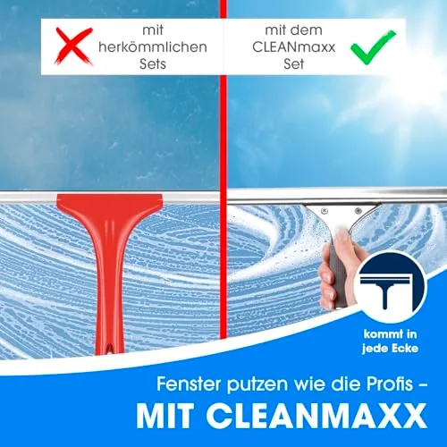 CLEANmaxx Fensterreiniger Set Professional 5