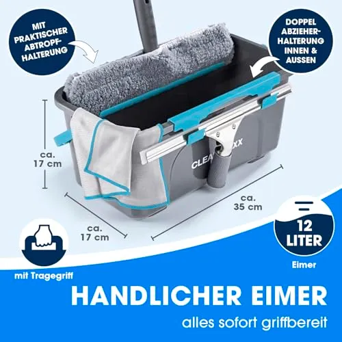 CLEANmaxx Fensterreiniger Set Professional 6