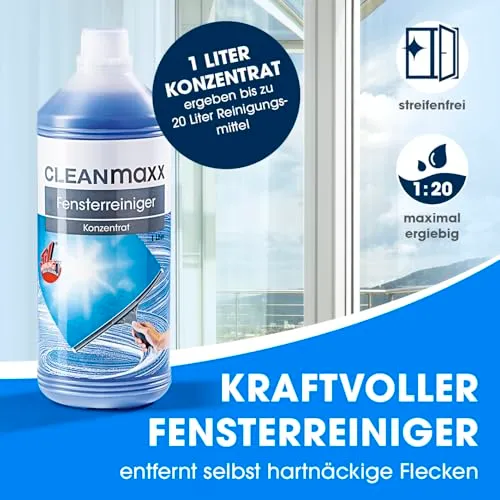 CLEANmaxx Fensterreiniger Set Professional 7