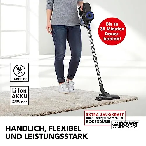 CLEANmaxx kabelloser Hand- und Bodenstaubsauger UC 2
