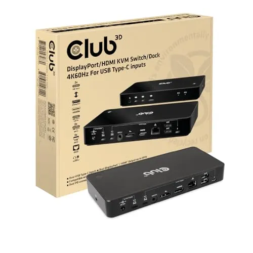 Club 3D KVM Switch UC 3