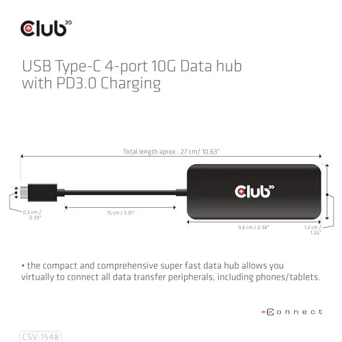 Club 3D USB Hub UC 4