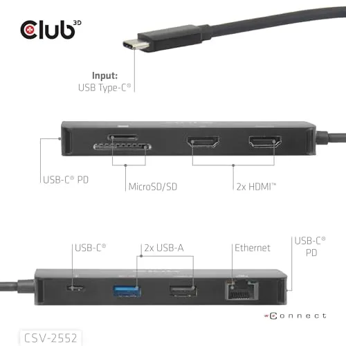 Club3D CSV-2552 5
