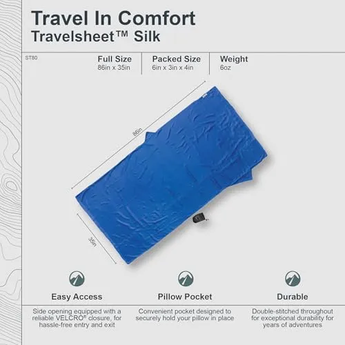 COCOON TravelSheet Silk XL 5