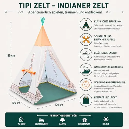 COIL Kinderzeltgarnitur 5in1 3