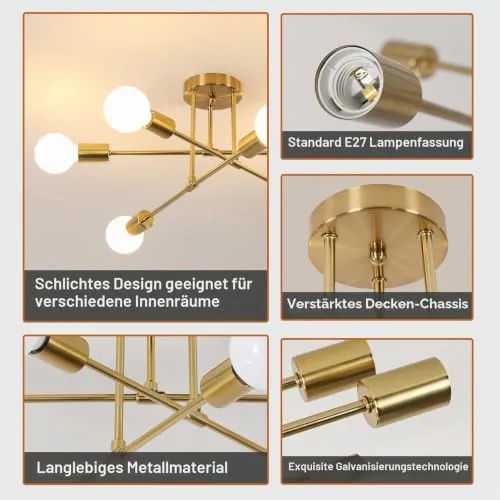 Comely Vintage Kronleuchter 5