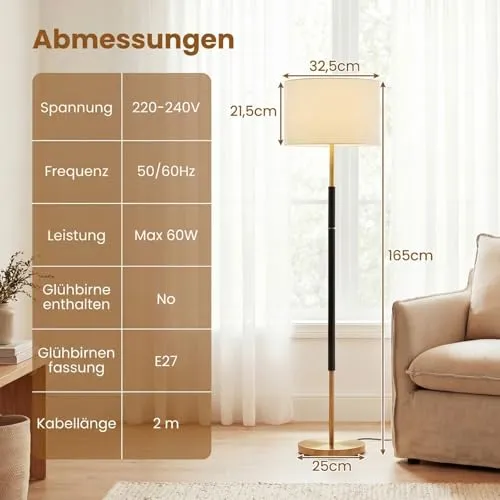 COSTWAY 165 cm 3
