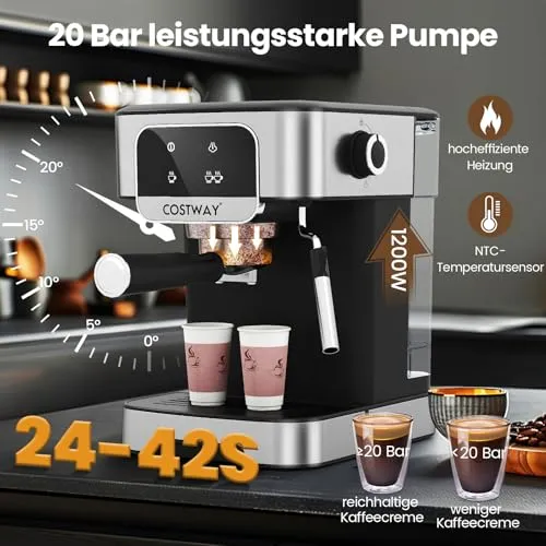 COSTWAY Espressomaschine UC 2