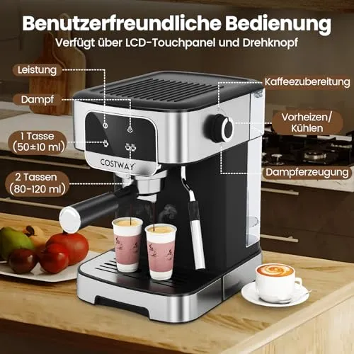 COSTWAY Espressomaschine UC 3