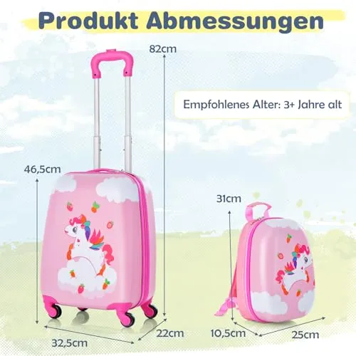 COSTWAY Kinderkoffer UC 4