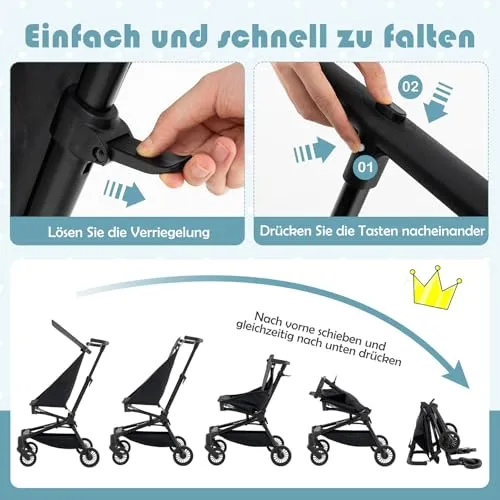 COSTWAY Kinderwagen UC 4