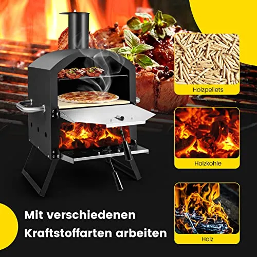 COSTWAY Pizzaofen UC 5